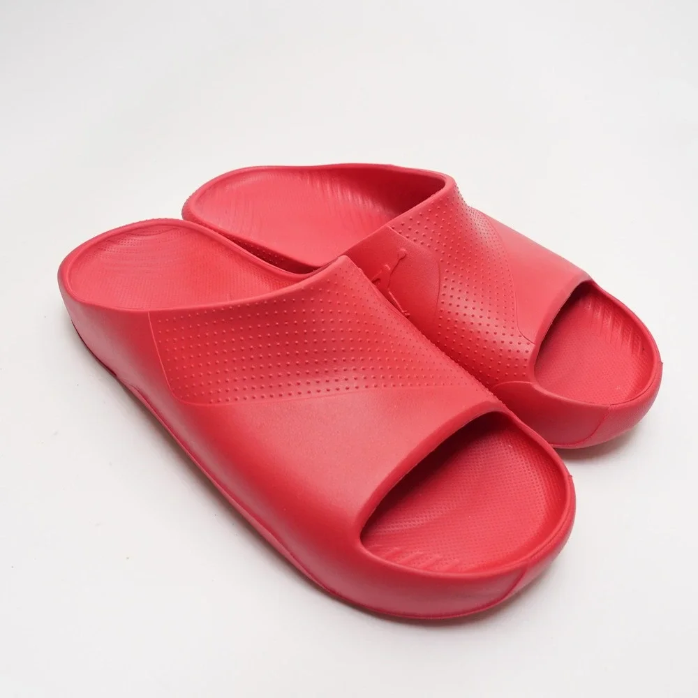 Jordan Red Slide Sandals Mens 11 Slip On Foam Pool Beach Casual